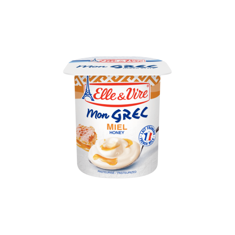 Elle & Vire Greek Style Honey Flavored Dessert, 125g