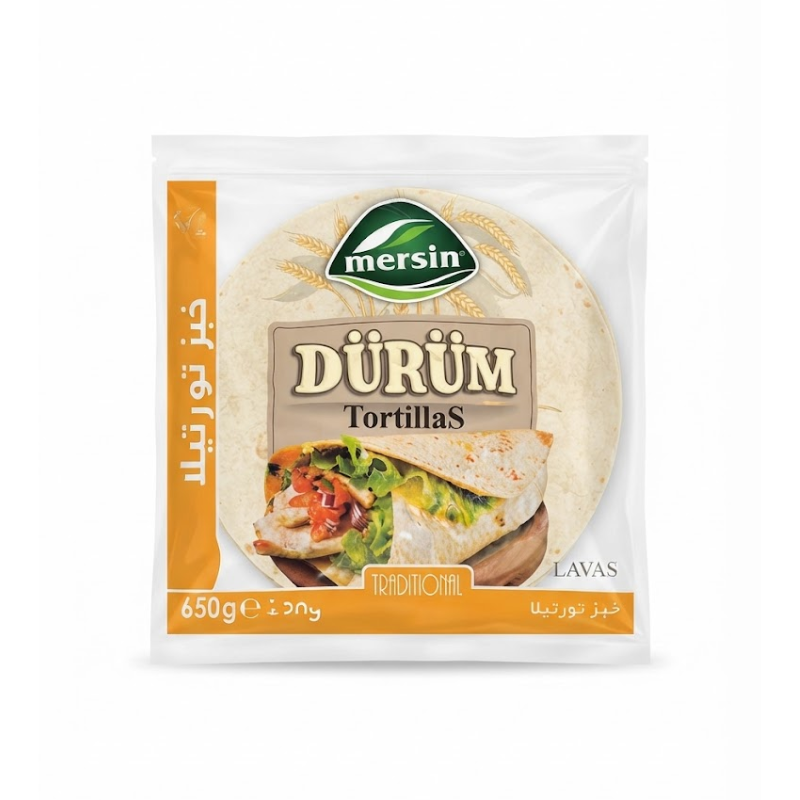 Mersin Durum Tortilla Bread 650g 25cm
