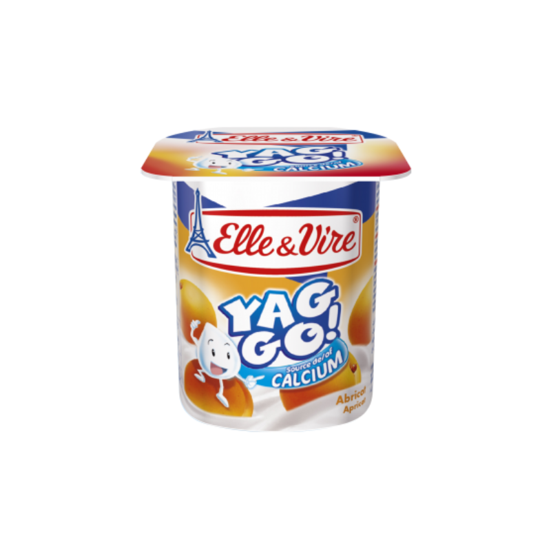 Elle & Vire Apricot Yaggo Yogurt 125 g