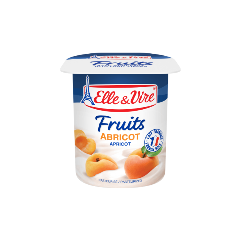 Elle & Vire Apricot Fruits Yogurt 125 g