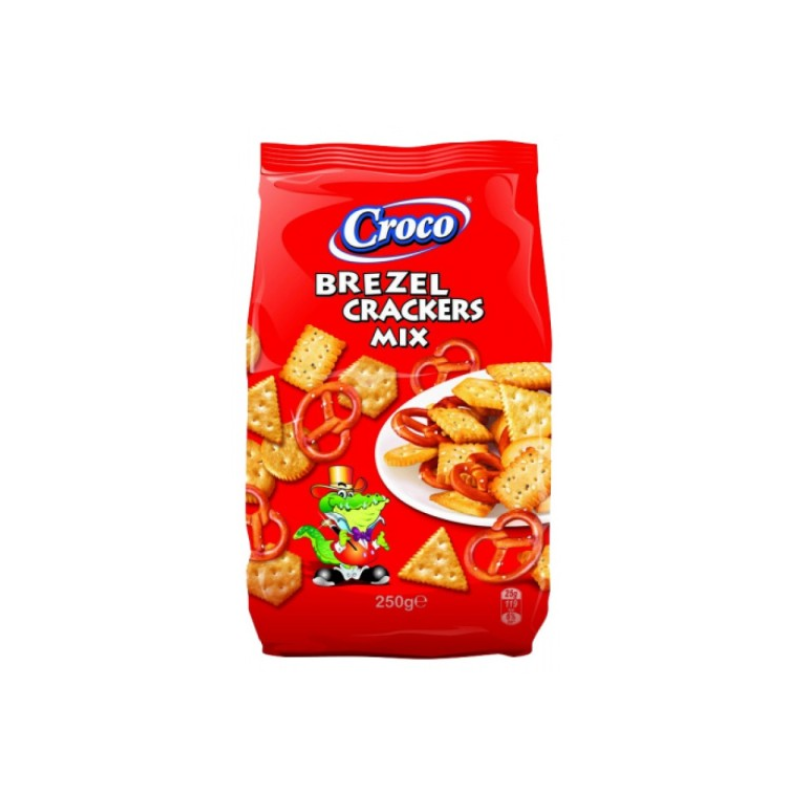 CROCO MIX BREZEL +CRACKERS 250g