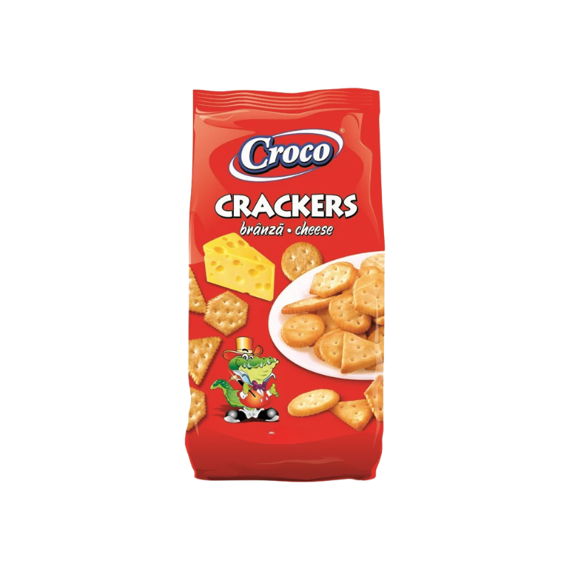 CROCO CRACKERS WITH CHEESE 100G