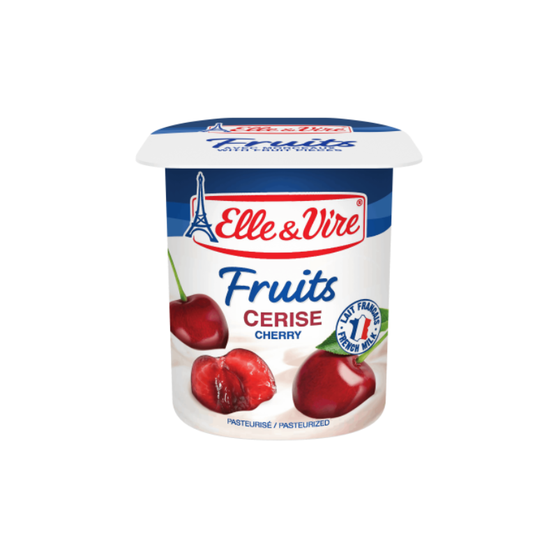 Elle & Vire Cherry Fruits Yoghurt 125 g