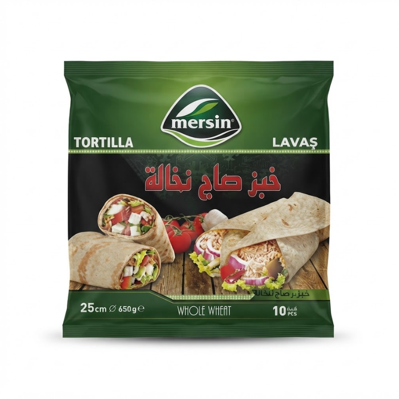 Mersin Saj ​​Bran Tortilla Bread 650g 25cm