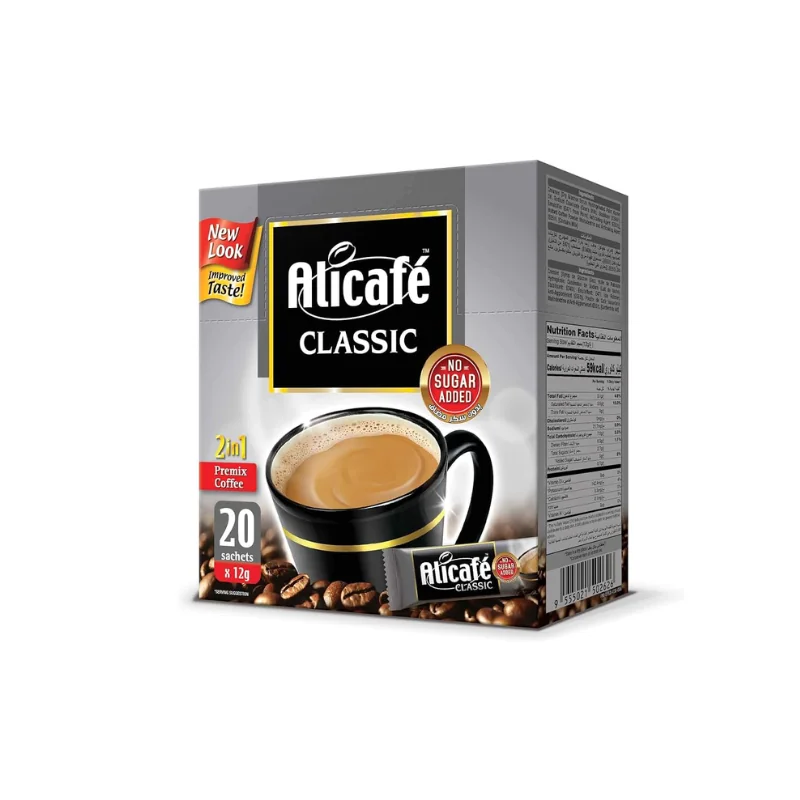 Ali Cafe Classic Coffee No Added Sugar 12g