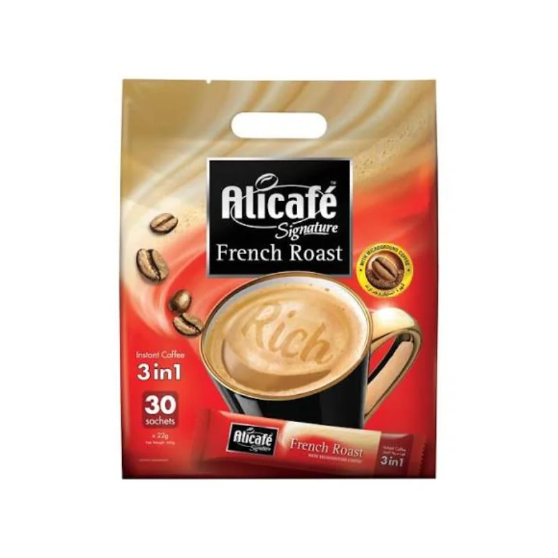 Ali Cafe Instant Coffee 3in1 French Roast 22g