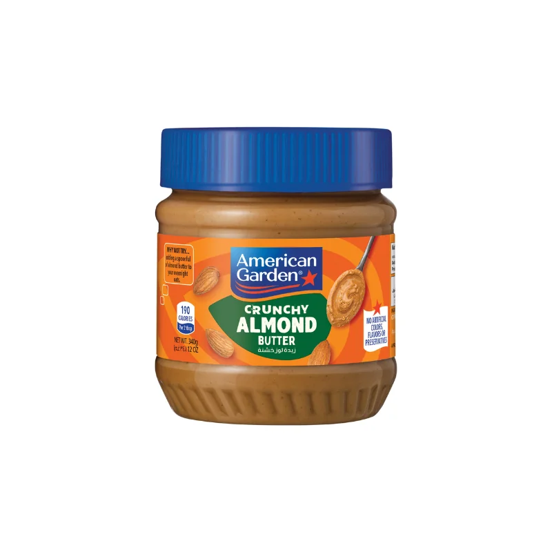 American Garden Crunchy Almond Butter 340g