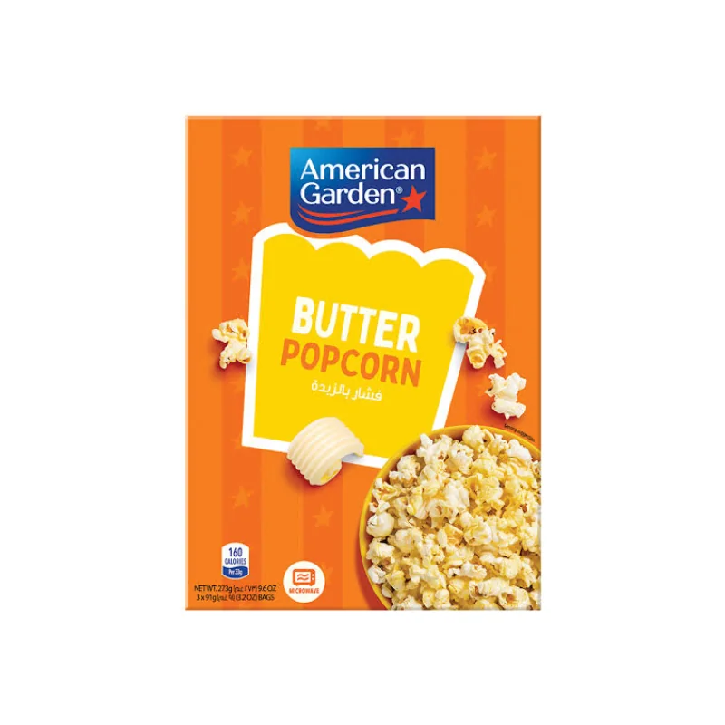 American Garden Microwave Popcorn Butter 240g 315
