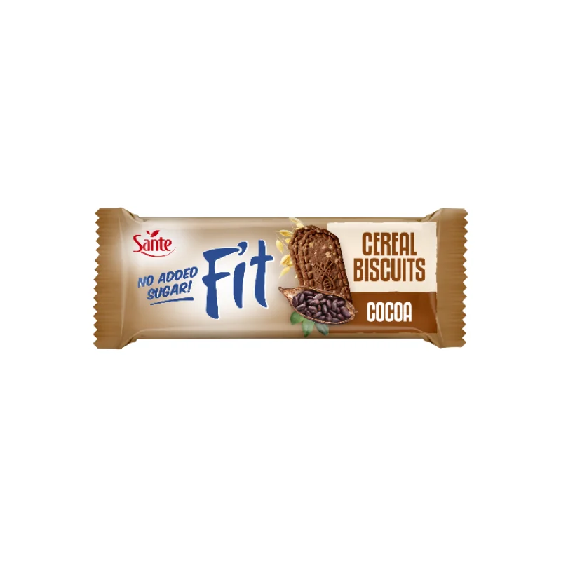 Santé Fit Cereal Biscuit Cocoa No Added Sugar 50g