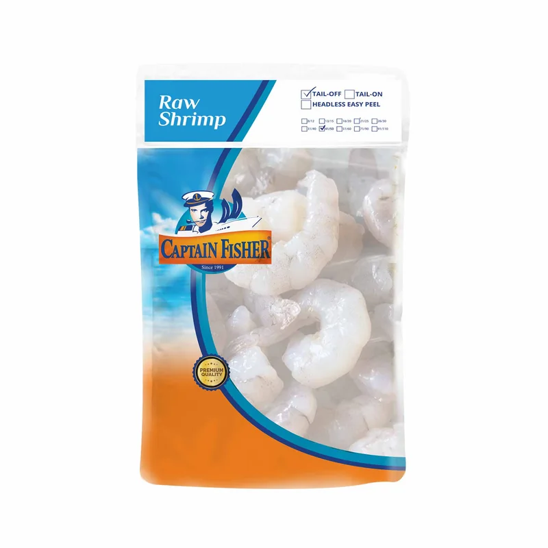 Captain Fisher Raw Shrimp 21/25, 1 kg