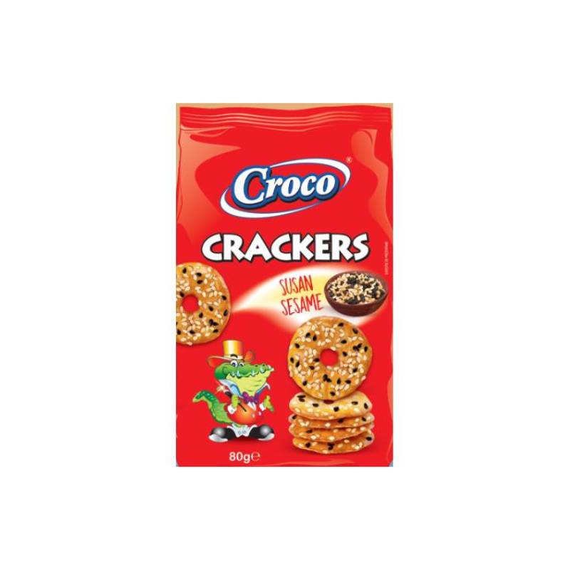 Croco Crackers with Sesame Seeds 80g